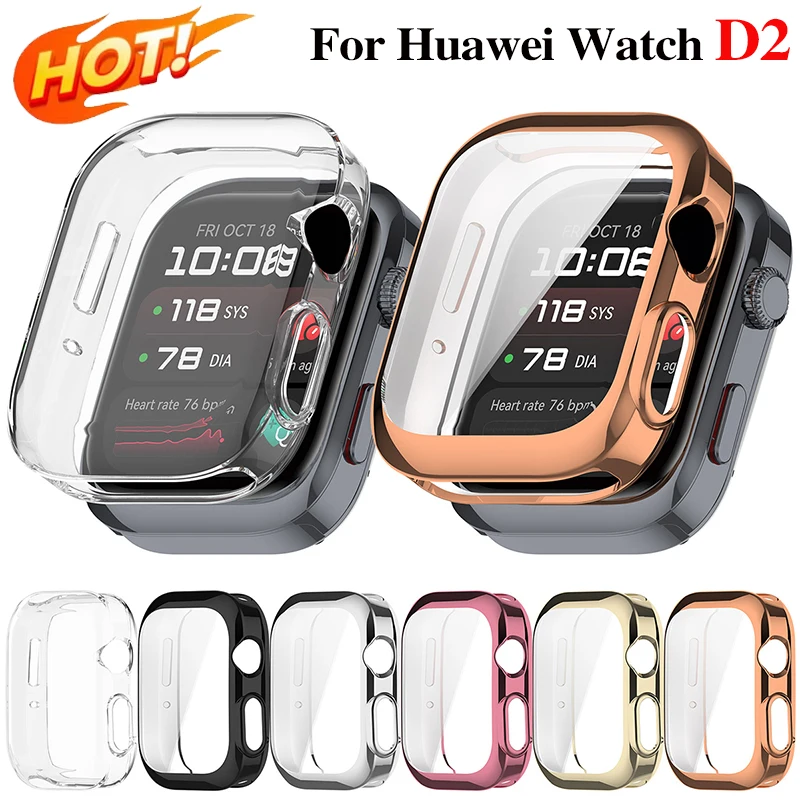 Чехол для Huawei Watch D2, защитный чехол для экрана, мягкий универсальный защитный бампер из ТПУ, аксессуары для Huawei Watch D2
Чехол для Huawei Watch D2, защитный чехол для экрана, мягкий универсальный защитный бампер из ТПУ, аксессуары для Huawei Watch D2
