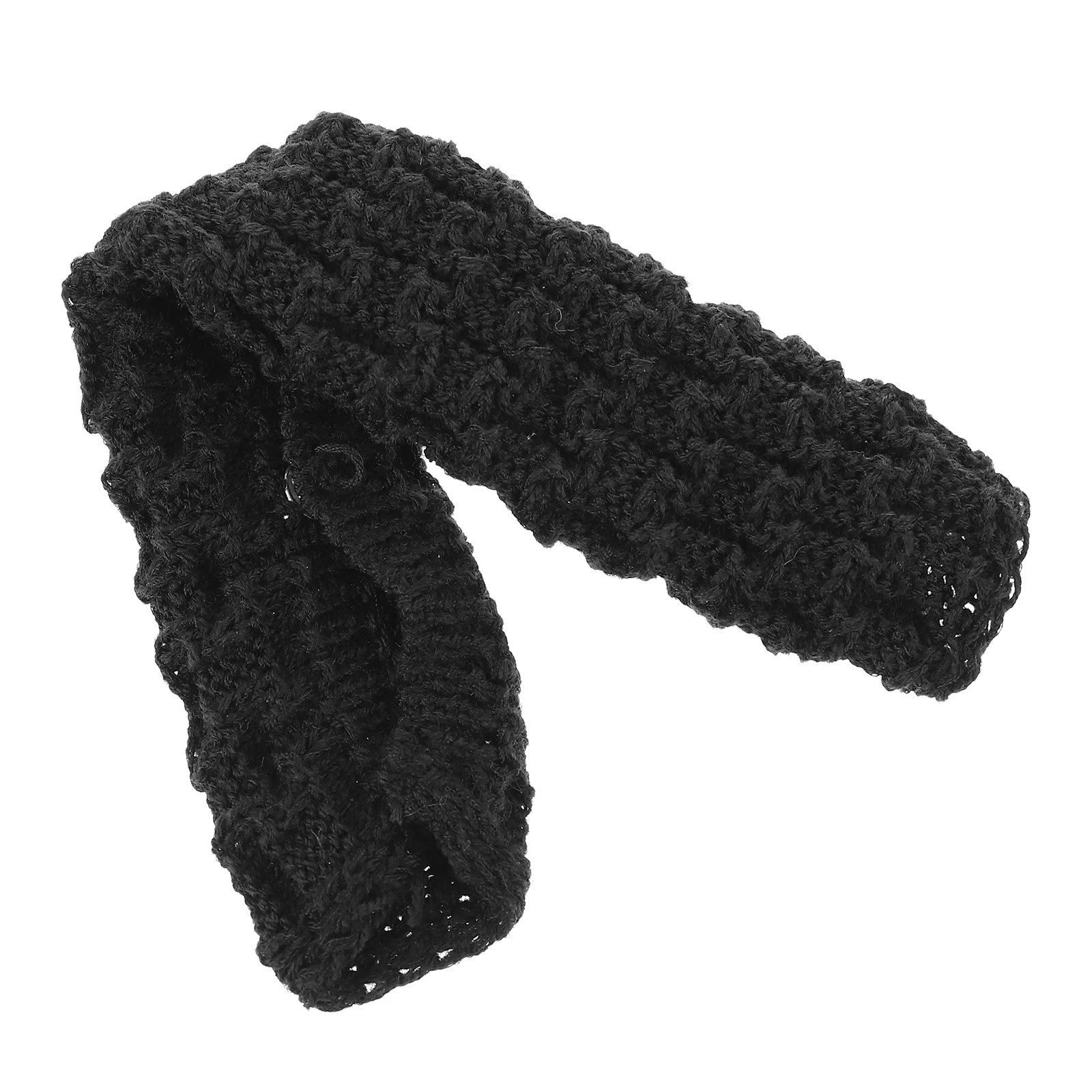 Woolen Knitted Headphone Protective Cover Headband Earphone Black Yarn Headphones Protector
Woolen Knitted Headphone Protective Cover Headband Earphone Black Yarn Headphones Protector