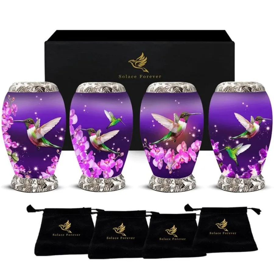Small Urns for Human Ashes Adult Female - Hummingbird Urns for Ashes for Women - Mini Urns for Sharing Ashes - Honor Loved Ones
Small Urns for Human Ashes Adult Female - Hummingbird Urns for Ashes for Women - Mini Urns for Sharing Ashes - Honor Loved Ones