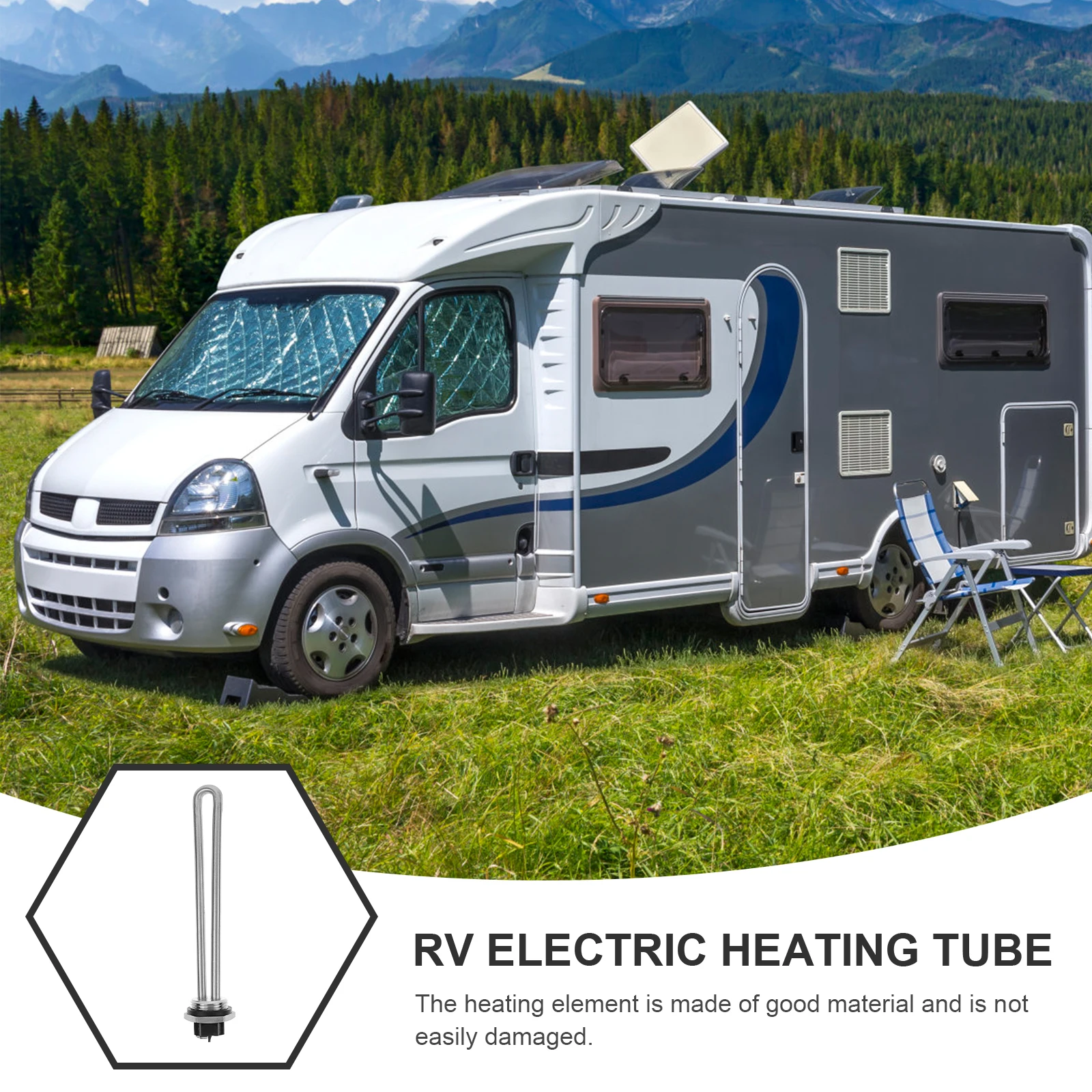 Hot RV Heating Pipe Element for Electric Water Heater Camper Silver 316 Stainless Steel
Hot RV Heating Pipe Element for Electric Water Heater Camper Silver 316 Stainless Steel