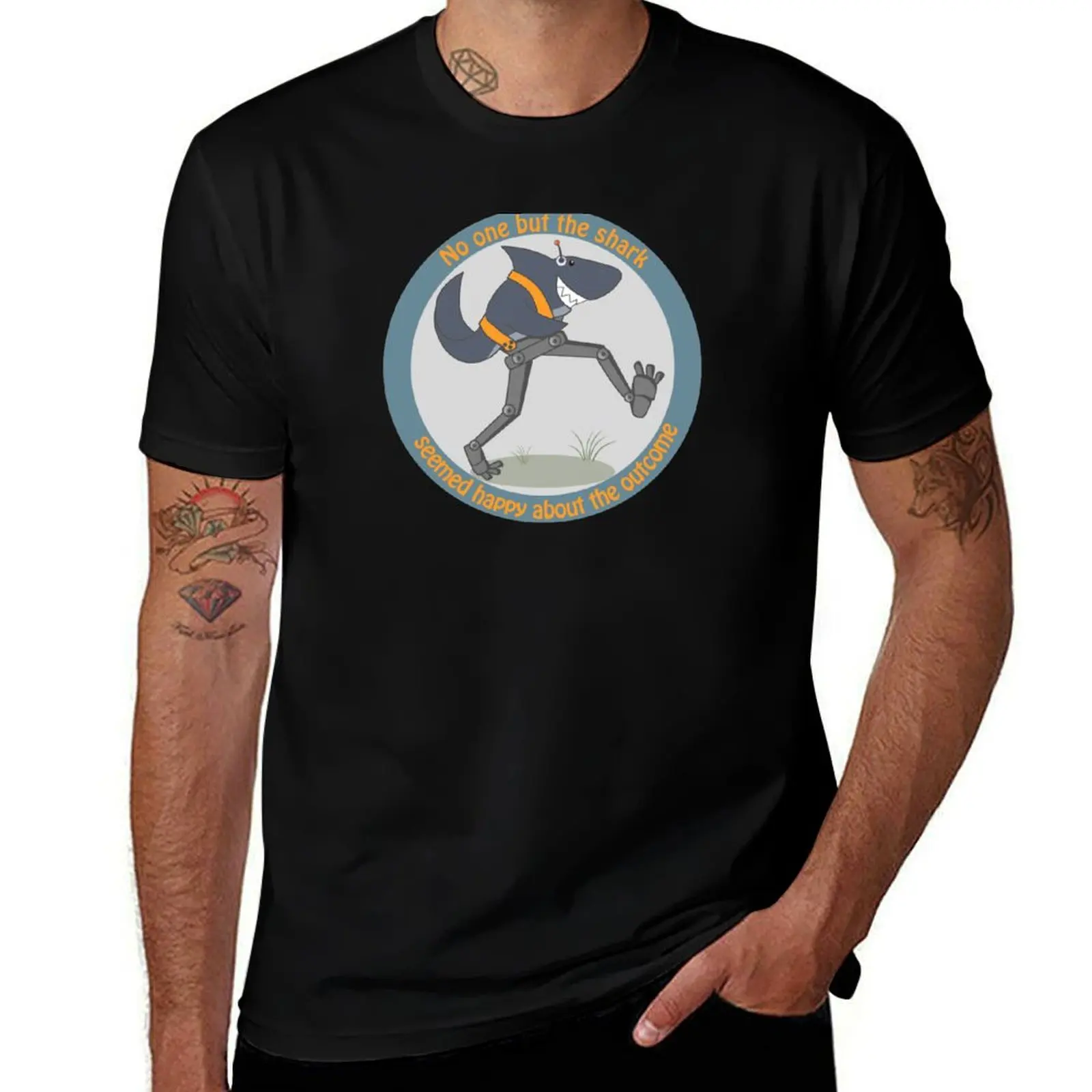 Shark walk - No one but the shark seemed happy T-Shirt sports fans baggy shirts blanks customizeds t shirts for men graphic
Shark walk - No one but the shark seemed happy T-Shirt sports fans baggy shirts blanks customizeds t shirts for men graphic
