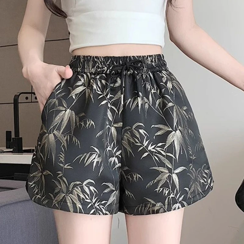 Women's Clothing Ice Silk Chinese Style Wide Leg Shorts Loose Slimming Fitness Summer Thin Yoga Hot Pants Sport Pants
Women's Clothing Ice Silk Chinese Style Wide Leg Shorts Loose Slimming Fitness Summer Thin Yoga Hot Pants Sport Pants