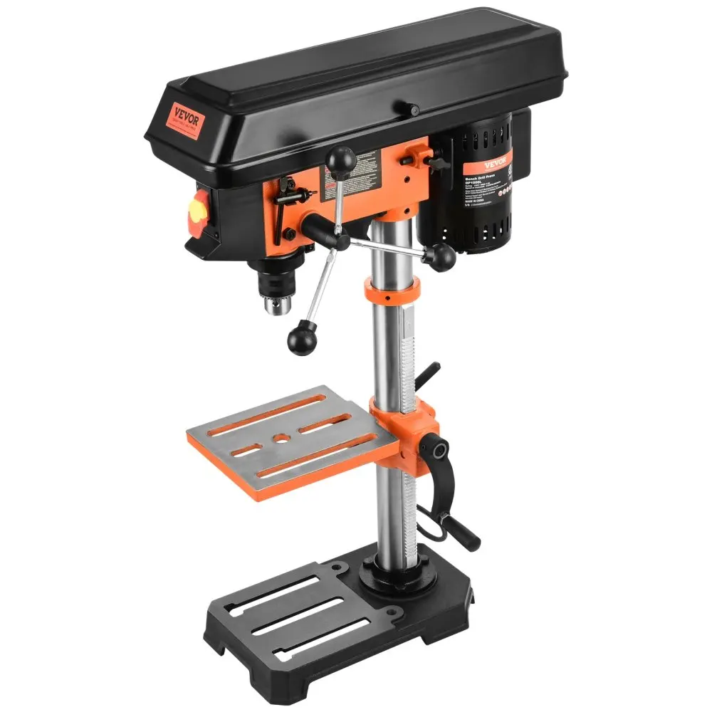 Electric Benchtop Drill Press 10" 5-Speed Power Tool Cast Iron 3.2A 610-2800RPM for Home And Garage Use
Electric Benchtop Drill Press 10" 5-Speed Power Tool Cast Iron 3.2A 610-2800RPM for Home And Garage Use