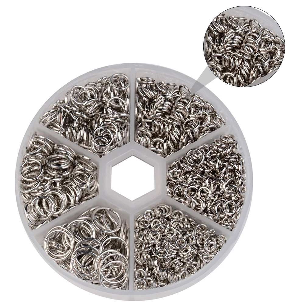 1 set Jewelry Making Supplies Premium Open Jump Rings Set Different Sizes Storage Case Included for DIY Accessories
1 set Jewelry Making Supplies Premium Open Jump Rings Set Different Sizes Storage Case Included for DIY Accessories