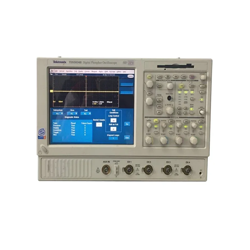 Цифровой запоминающий осциллограф Tektronix TDS5034B, частота дискретизации, 350 МГц, 5 ГБ
Цифровой запоминающий осциллограф Tektronix TDS5034B, частота дискретизации, 350 МГц, 5 ГБ