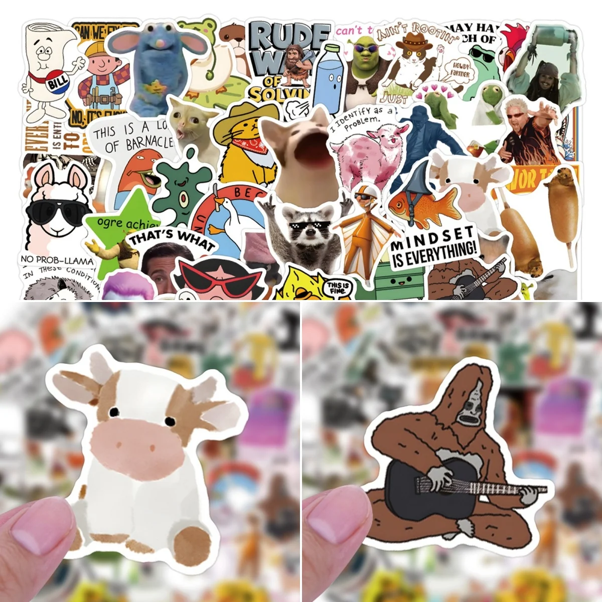 110Pcs Funny Emoji Stickers Fun Cartoon Graffiti Stickers Phone Case Water Cup Stickers Pack
110Pcs Funny Emoji Stickers Fun Cartoon Graffiti Stickers Phone Case Water Cup Stickers Pack