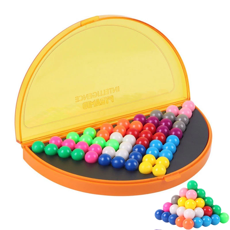 Pyramid Magic Bead Game Blocks Learning Educational Toy for Early Childhood Enlightenment and Cognitive Development 
Pyramid Magic Bead Game Blocks Learning Educational Toy for Early Childhood Enlightenment and Cognitive Development