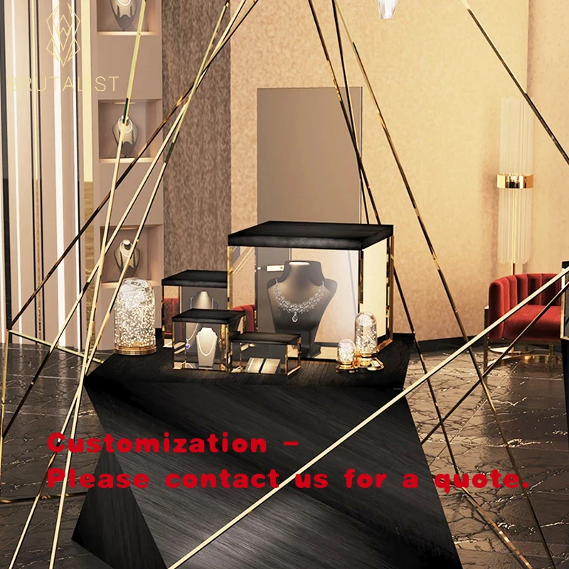 custom.Customized High-End Jewelry Display Cabinet Showcase LED Lighting Stainless Steel Retail Store Furniture Des
custom.Customized High-End Jewelry Display Cabinet Showcase LED Lighting Stainless Steel Retail Store Furniture Des