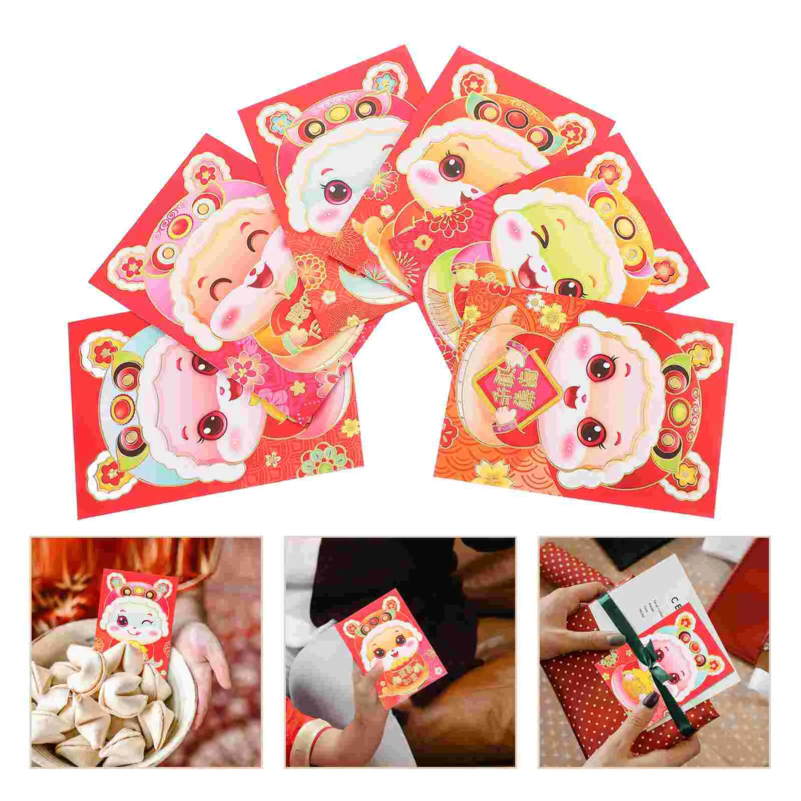 Year of The Snake Red Envelope Chinese New Envelopes Big and Small Hong Bao Packet
Year of The Snake Red Envelope Chinese New Envelopes Big and Small Hong Bao Packet