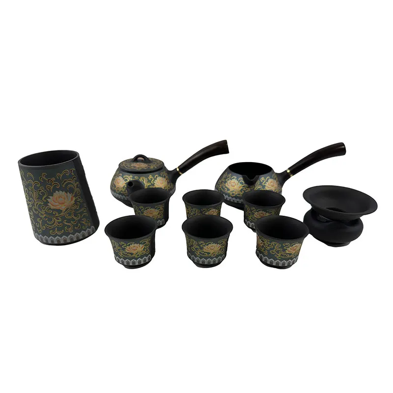 Purple clay tea set home F03 lazy tea ware purple clay pot automatic tea teapot Kung Fu tea cup light luxury high-grade
Purple clay tea set home F03 lazy tea ware purple clay pot automatic tea teapot Kung Fu tea cup light luxury high-grade