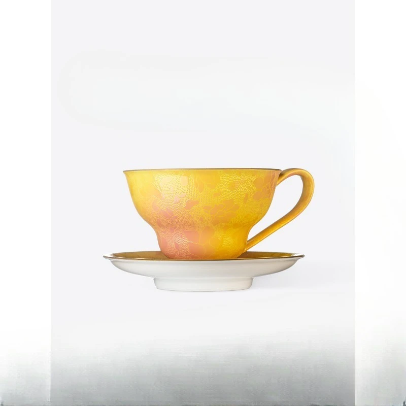Ceramic coffee mugs high-end mugs exquisite pair of cups and saucers set water glasses
Ceramic coffee mugs high-end mugs exquisite pair of cups and saucers set water glasses