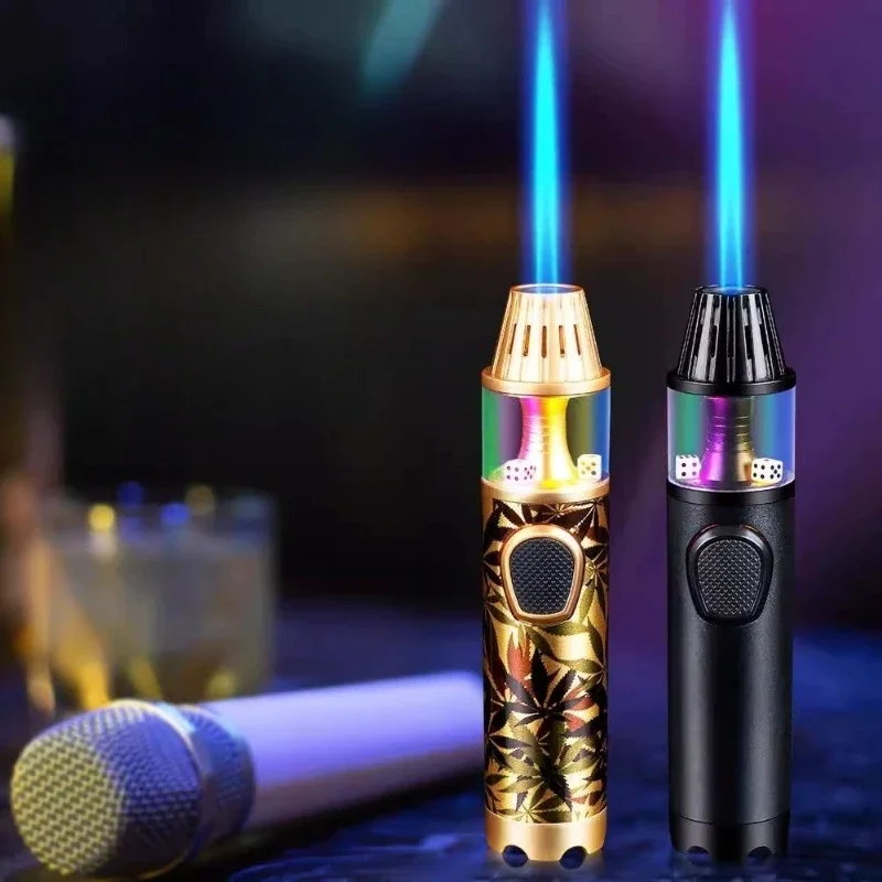 Newest Personalized Inflatable Lighter Decompression Dice Direct Spray Gun Colorful Light Windproof Lighter Outdoor Tool 2025
Newest Personalized Inflatable Lighter Decompression Dice Direct Spray Gun Colorful Light Windproof Lighter Outdoor Tool 2025