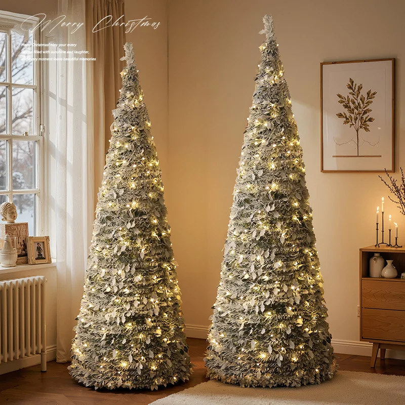 Ins Christmas Tree with Snow Flocking Premium Foldable Xmas Tree Holiday Aesthetic Christmas Decor Dense Artificial Snow Tree
Ins Christmas Tree with Snow Flocking Premium Foldable Xmas Tree Holiday Aesthetic Christmas Decor Dense Artificial Snow Tree