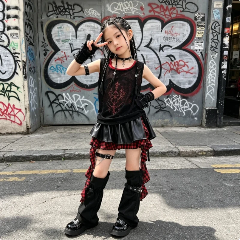 Girl's Jazz Dance Costume, Girl Group Exposed Navel Street Dance Performance Costume, New Trendy Jazz Performance Costume
Girl's Jazz Dance Costume, Girl Group Exposed Navel Street Dance Performance Costume, New Trendy Jazz Performance Costume