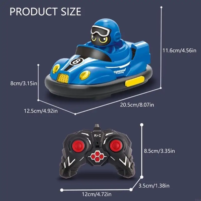360 Degree Rotating Car Remote Control Bumper Car for Family Parties Gatherings E65D
360 Degree Rotating Car Remote Control Bumper Car for Family Parties Gatherings E65D