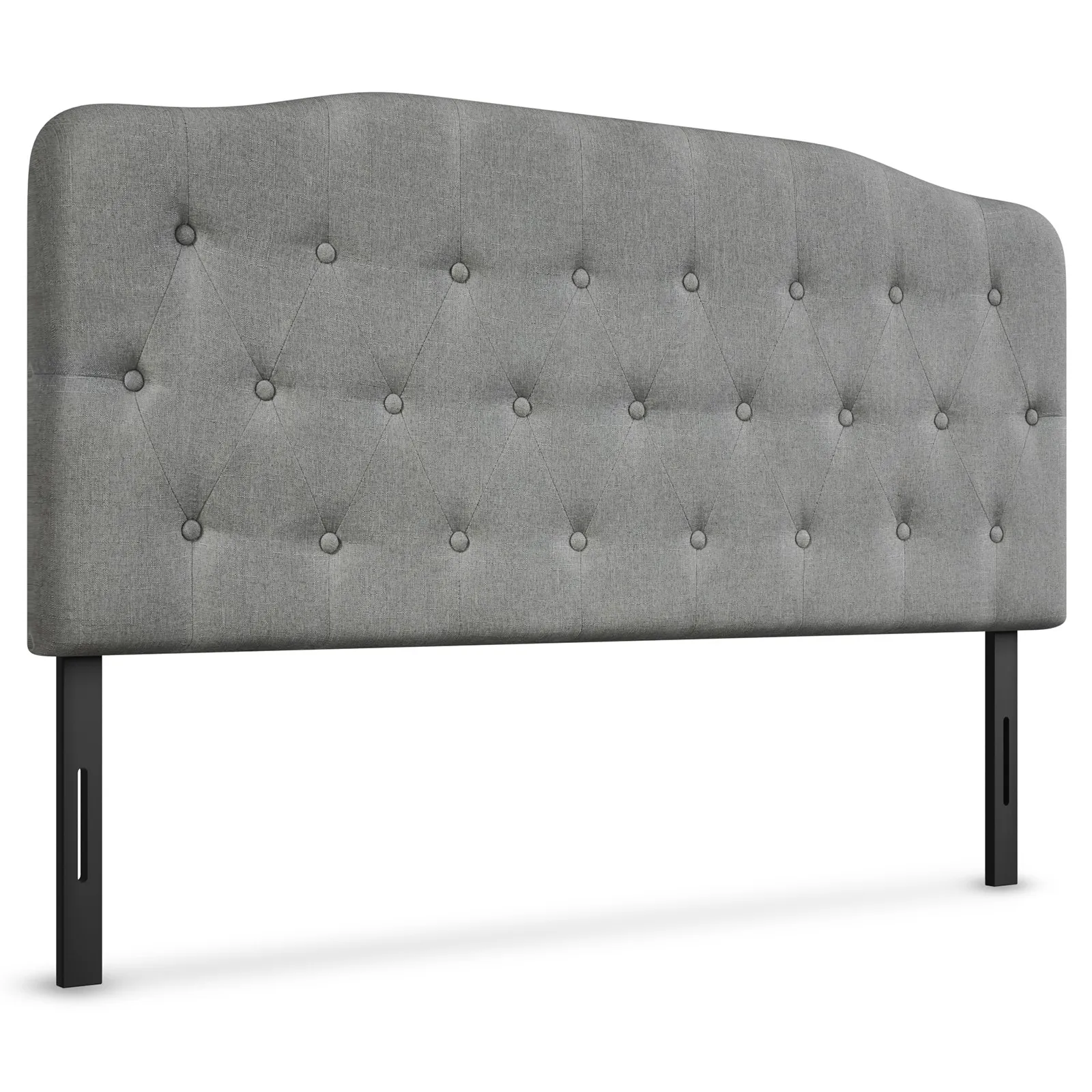 Queen Size Upholstered Headboard with Adjustable Heights Light Grey
Queen Size Upholstered Headboard with Adjustable Heights Light Grey