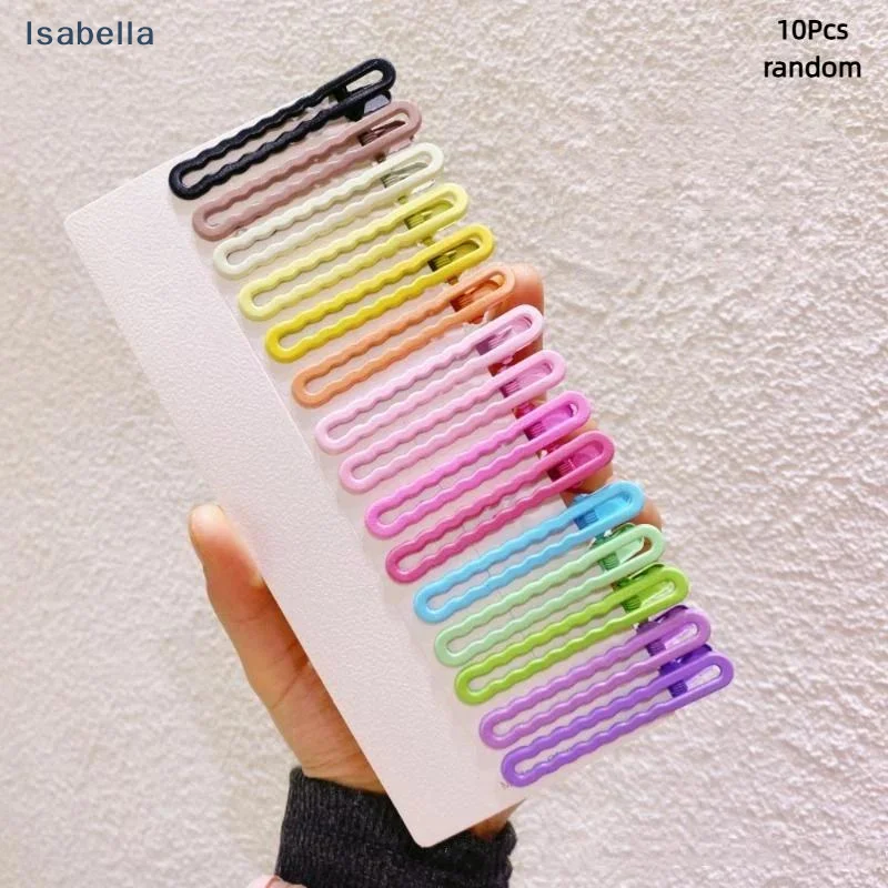 ♩10Pcs Colorful Nonslip Hair Clips Matte Wavy Design Hairclip Styling Accessories Cute Barrettes Headwearfor Daily Makeup Travel
♩10Pcs Colorful Nonslip Hair Clips Matte Wavy Design Hairclip Styling Accessories Cute Barrettes Headwearfor Daily Makeup Travel