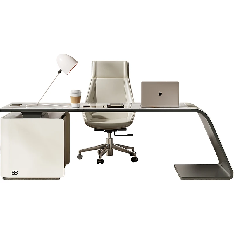 Light luxury rock slab minimalist office table and chair combination modern simple home study advanced inductive computer desk
Light luxury rock slab minimalist office table and chair combination modern simple home study advanced inductive computer desk