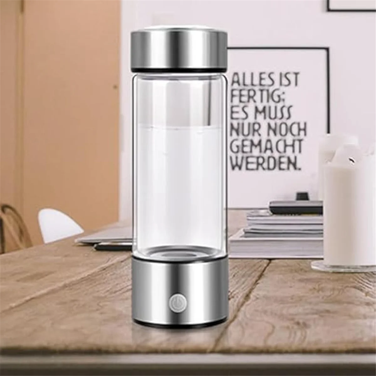 Hydrogen Water Generator,Rechargeable Hydrogen Water Bottle, Portable Hydrogen Water Ionizer Machine-BlueJAS
Hydrogen Water Generator,Rechargeable Hydrogen Water Bottle, Portable Hydrogen Water Ionizer Machine-BlueJAS