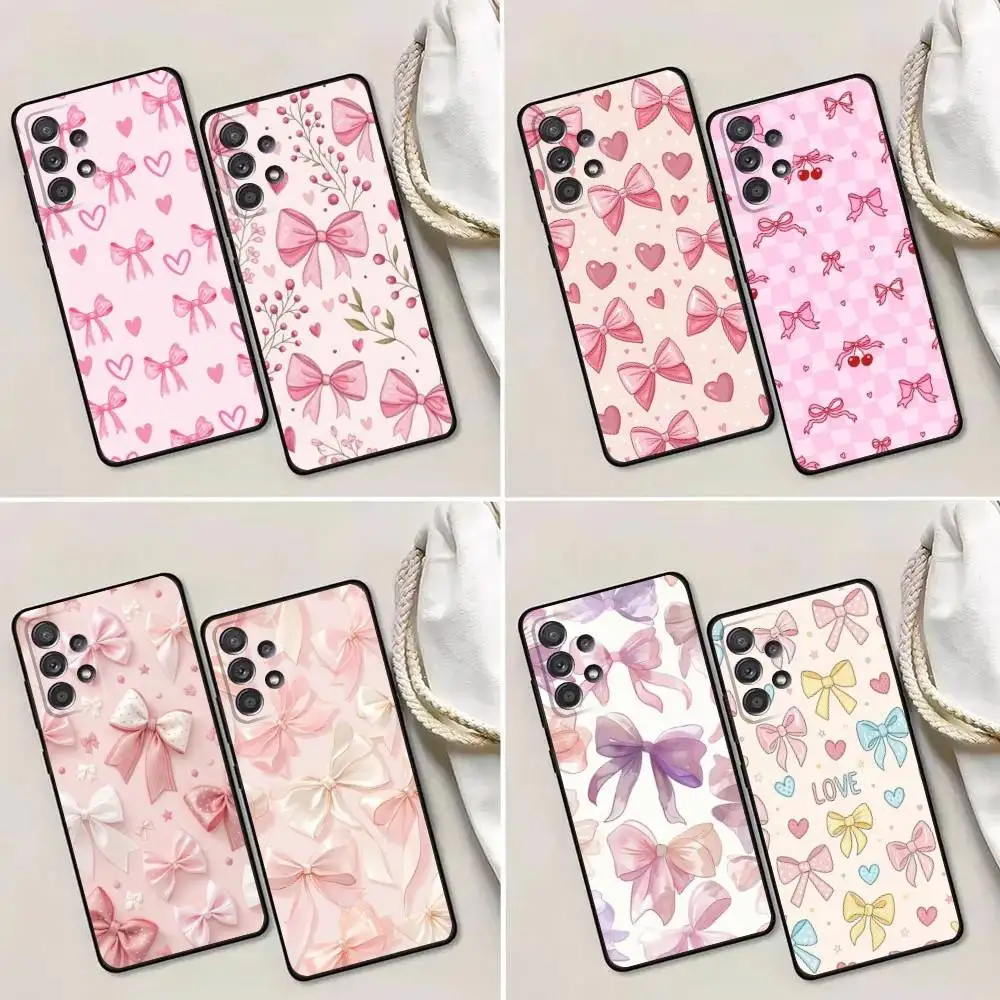 Bow Cute Phone Case For Samsung Galaxy A13,A21s,A22,A31,A32,A52,A53,A71,A80,A91 Soft Black Phone Cover
Bow Cute Phone Case For Samsung Galaxy A13,A21s,A22,A31,A32,A52,A53,A71,A80,A91 Soft Black Phone Cover