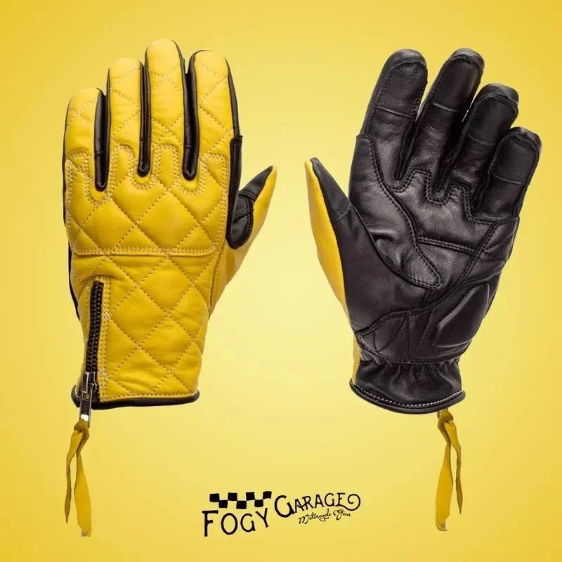 Motorcycle Gloves Rhombus Male Retro Motorcycle Gloves Genuine Leather Sheepskin Yellow Cycling GlovesSpring and Autumn
Motorcycle Gloves Rhombus Male Retro Motorcycle Gloves Genuine Leather Sheepskin Yellow Cycling GlovesSpring and Autumn