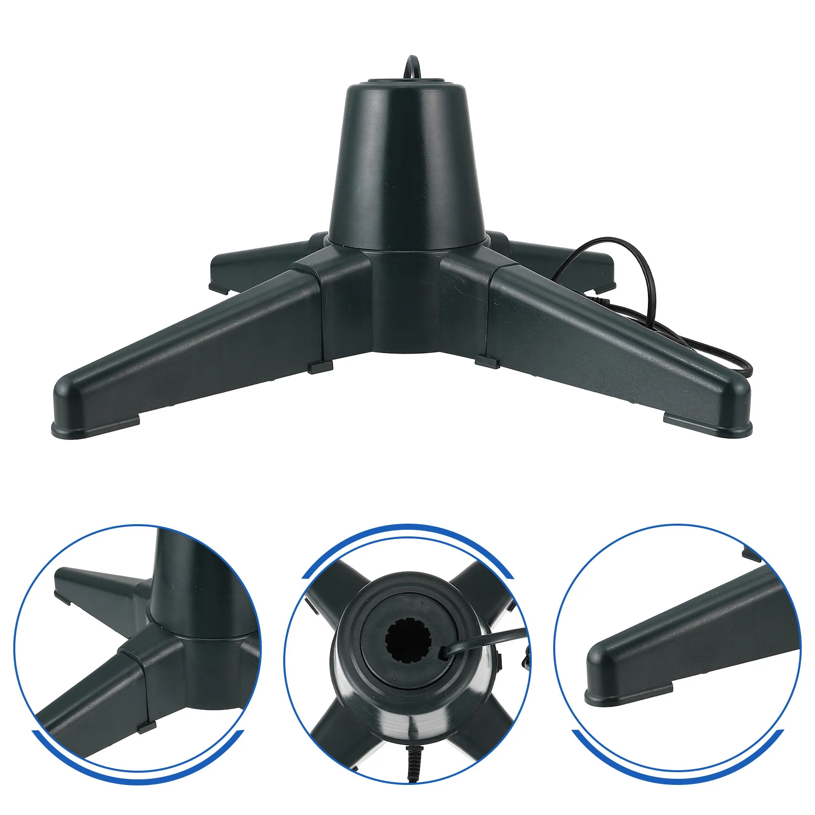 1Pcs Electric Christmas Tree Stand Rotatable Power on Display Every Angle Stable Non Slip Bracket Christmas Tree Base
1Pcs Electric Christmas Tree Stand Rotatable Power on Display Every Angle Stable Non Slip Bracket Christmas Tree Base