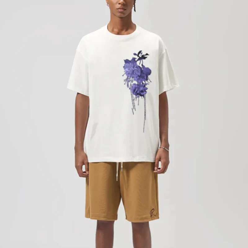 YAMAMOTO-Style 2024 Summer T-shirt Men's Japanese Flower Print Premium Short Sleeve Tee For Men and Women
YAMAMOTO-Style 2024 Summer T-shirt Men's Japanese Flower Print Premium Short Sleeve Tee For Men and Women