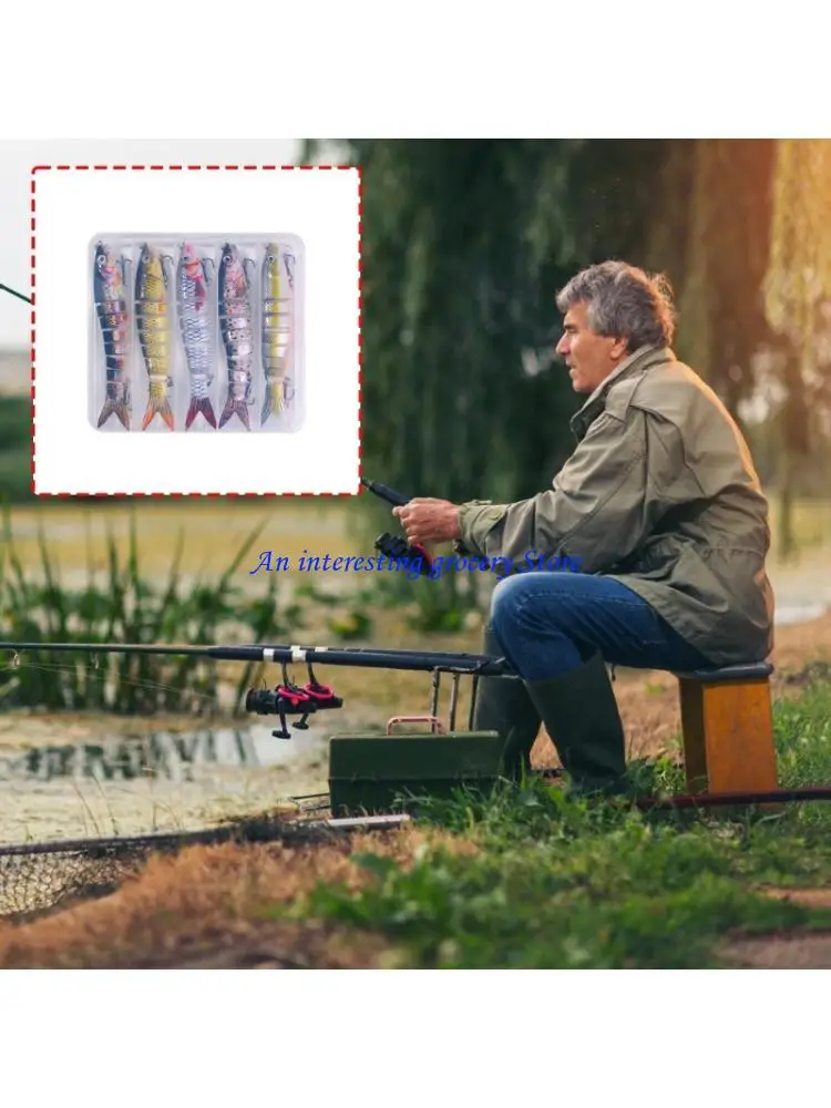 652D Swimming Lures Freshwater Saltwater with Treble Hook Jointed Fishing Lures Set
652D Swimming Lures Freshwater Saltwater with Treble Hook Jointed Fishing Lures Set