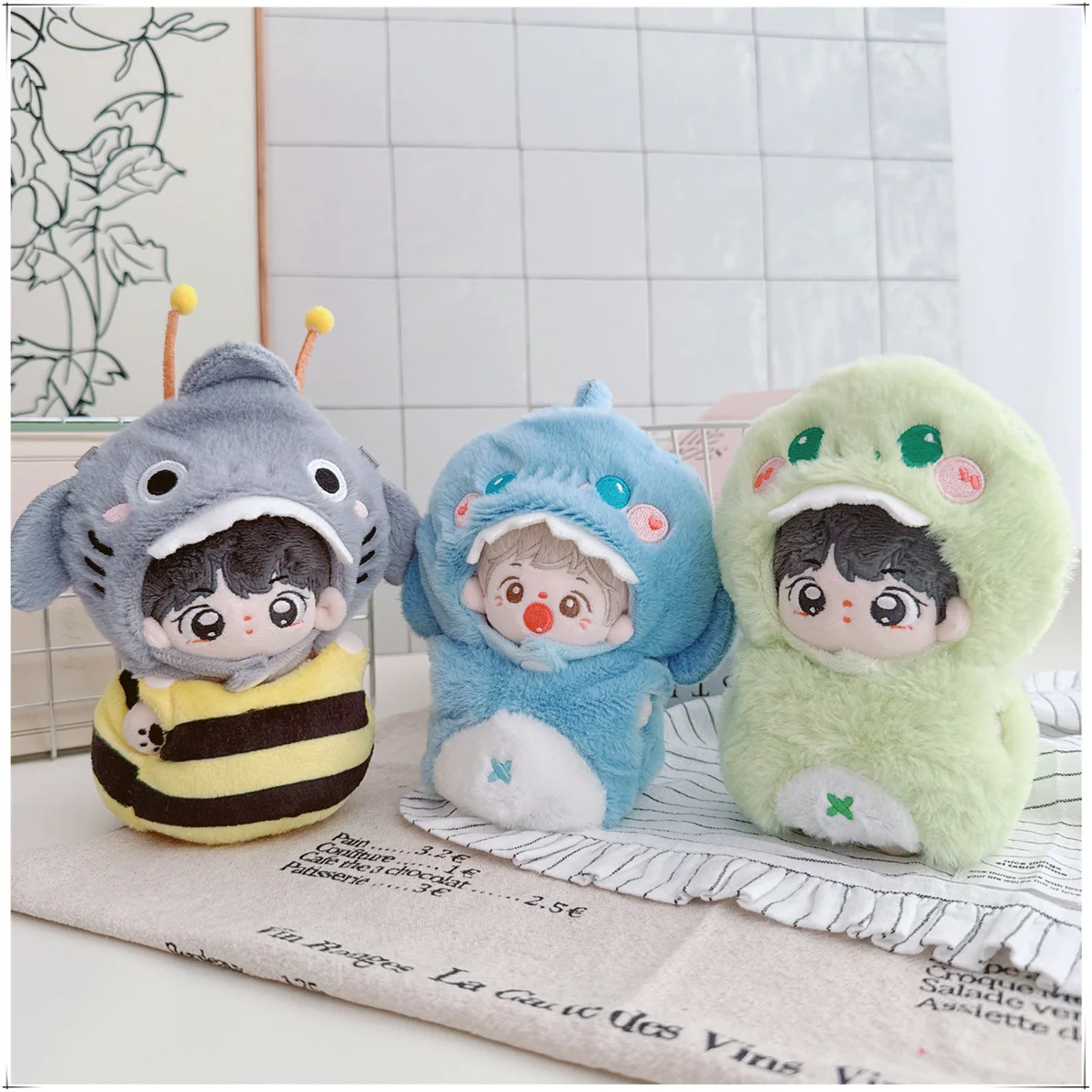 10cm Kawaii Idol Doll Clothes Cute Pink Dinosaur Gray Shark Set Plush Doll Clothes Accessories Toys for Girls Boys Gifts
10cm Kawaii Idol Doll Clothes Cute Pink Dinosaur Gray Shark Set Plush Doll Clothes Accessories Toys for Girls Boys Gifts