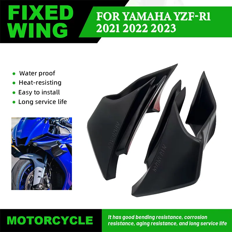 For Yamaha YZFR1 YZF-R1 2021 2022 2023 Motorcycle Fixed Wing Spoiler Front Aerodynamic Wing Side Winglet Wing Aileron Fairing
For Yamaha YZFR1 YZF-R1 2021 2022 2023 Motorcycle Fixed Wing Spoiler Front Aerodynamic Wing Side Winglet Wing Aileron Fairing