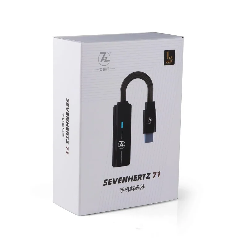 7HZ SEVENHERTZ 71 Portable Earphones Amplifier DAC Dongle with AK4377 Chip
7HZ SEVENHERTZ 71 Portable Earphones Amplifier DAC Dongle with AK4377 Chip