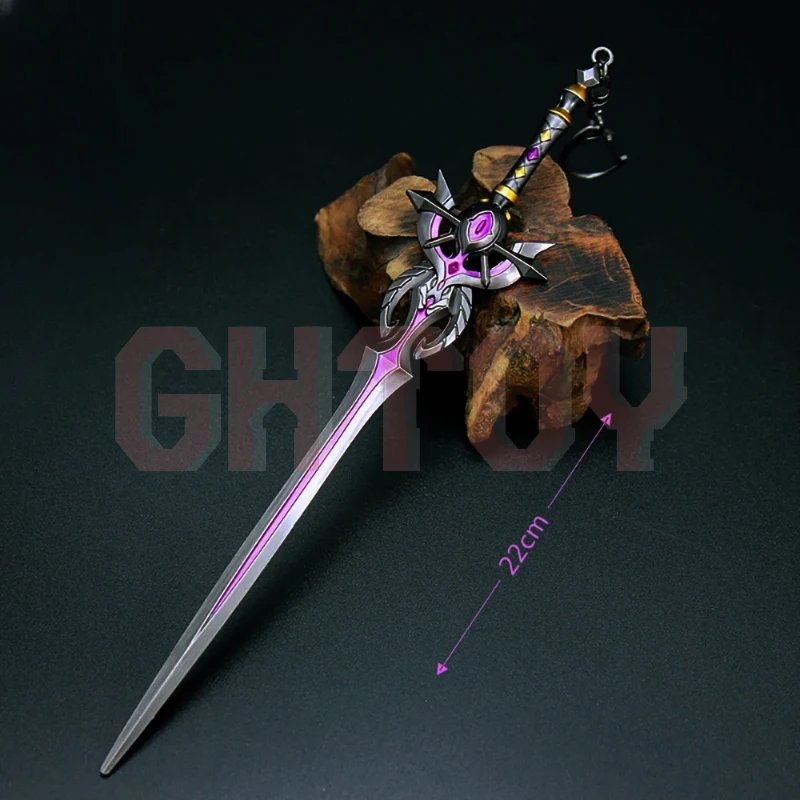 22cm/8.66in Genshin Impact Sword of Corruption keychain Accessories katana knife Metal Sword Weapon Model Craft Gift Toy for Boy
22cm/8.66in Genshin Impact Sword of Corruption keychain Accessories katana knife Metal Sword Weapon Model Craft Gift Toy for Boy
