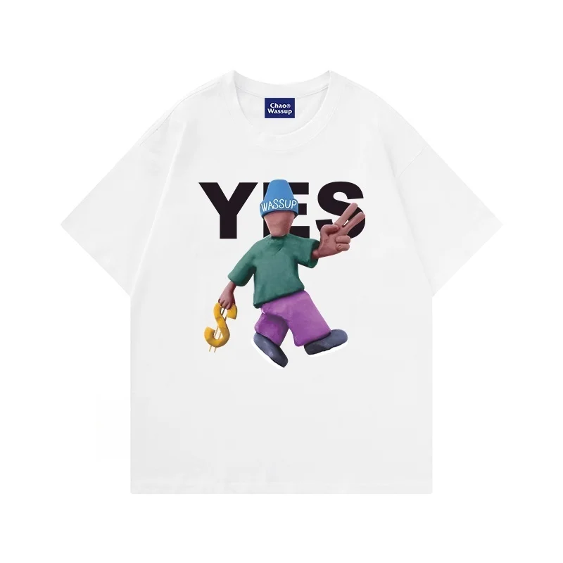 Hip-hop Fashion Brand Skateboard Kid Print Short-sleeved Summer Couple Loose Trendy Top Unisex Men Sleepwear Short Men Sleep
Hip-hop Fashion Brand Skateboard Kid Print Short-sleeved Summer Couple Loose Trendy Top Unisex Men Sleepwear Short Men Sleep