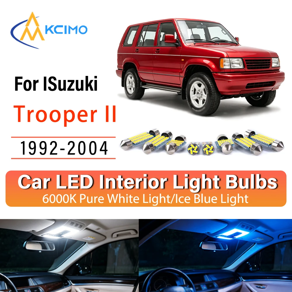 Premium Easy Install LED Interior Lights For ISuzuki Trooper II 1992-2004, Atmosphere Lights Kit, Blue Light,White Light
Premium Easy Install LED Interior Lights For ISuzuki Trooper II 1992-2004, Atmosphere Lights Kit, Blue Light,White Light
