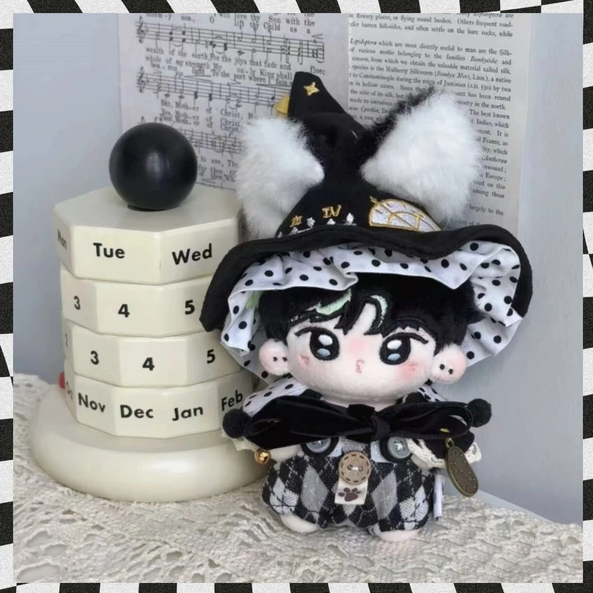 10cm Doll Clothes Black Magician Cotton Doll Changes Clothes for Baby Purple and Blue Dress-up Cotton Doll Change Clothes Xmas
10cm Doll Clothes Black Magician Cotton Doll Changes Clothes for Baby Purple and Blue Dress-up Cotton Doll Change Clothes Xmas