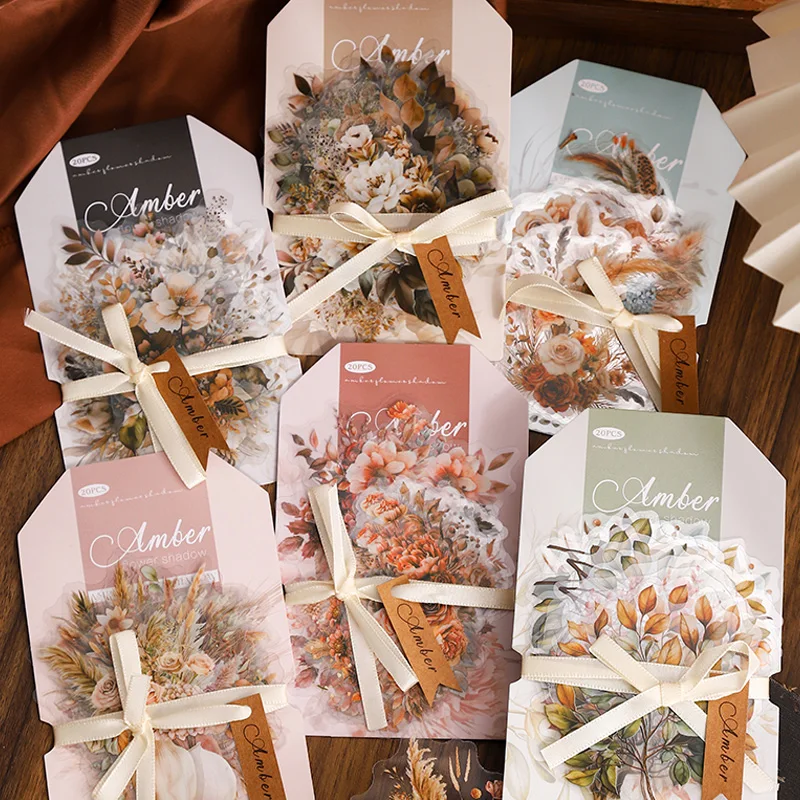 Mr Paper, 1 style 120pcs/bag ‘Amber Flower Shadow’ series large size sticker pack decorative notebook scrapbooking stickers
Mr Paper, 1 style 120pcs/bag ‘Amber Flower Shadow’ series large size sticker pack decorative notebook scrapbooking stickers