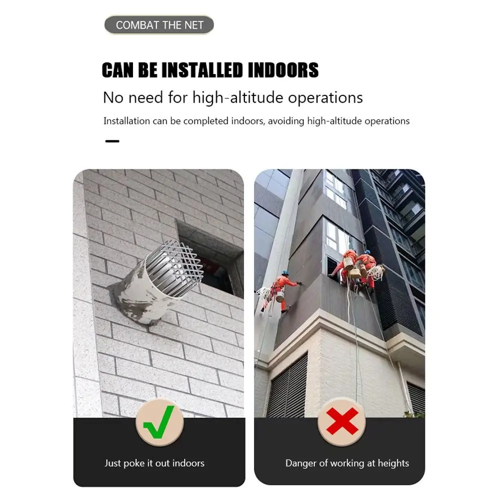Round Roof Floor Drain Anti-blocking Stainless Steel Balcony Drainage Cover Large Displacement Rooftop Rain Pipe Cap
Round Roof Floor Drain Anti-blocking Stainless Steel Balcony Drainage Cover Large Displacement Rooftop Rain Pipe Cap