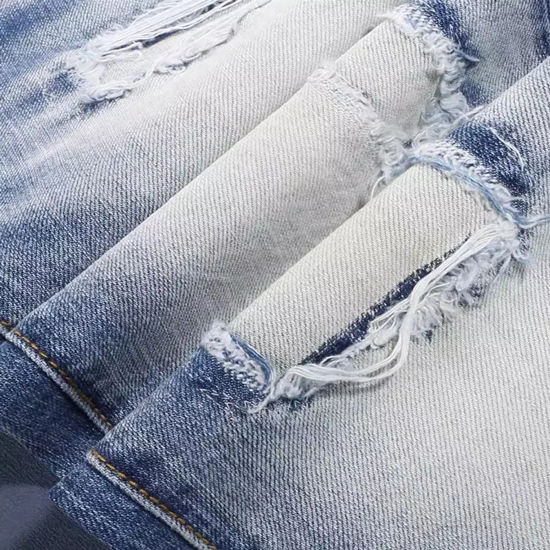 Fashion New y2kJeans with Wrinkles, Paintings, Scratches, Washed Water, Nostalgic Elasticity, Slim Fit, Retro Light Blu
Fashion New y2kJeans with Wrinkles, Paintings, Scratches, Washed Water, Nostalgic Elasticity, Slim Fit, Retro Light Blu