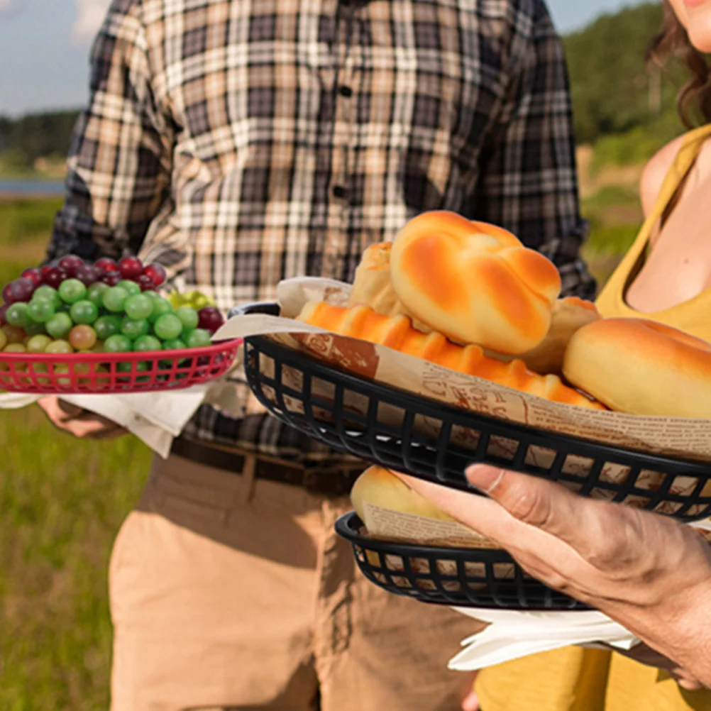 6 шт. черные корзины, тарелки для закусок, контейнеры для фруктов, миски для овощей, кухонный домашний контейнер для фруктов, барная посуда для хранения
6 шт. черные корзины, тарелки для закусок, контейнеры для фруктов, миски для овощей, кухонный домашний контейнер для фруктов, барная посуда для хранения