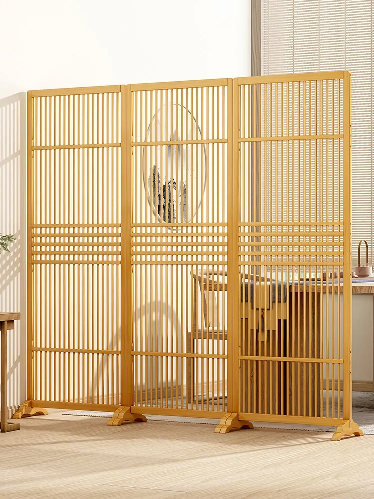 New Chinese-style screen bedroom sitting barrier household simple Chinese-style living room entrance partition
New Chinese-style screen bedroom sitting barrier household simple Chinese-style living room entrance partition