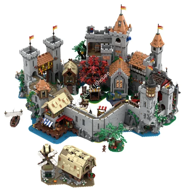 14414PCS Moc Medieval Lion Knights' Kingdom Modular Castle Model Building Blocks DIY Assembly Educational Bricks Kids presents
14414PCS Moc Medieval Lion Knights' Kingdom Modular Castle Model Building Blocks DIY Assembly Educational Bricks Kids presents