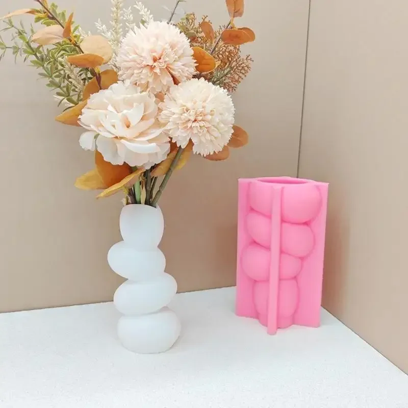 Silicone Mold Diy Pebble Shaped Vase Moulds Unique Craft Mould Stylish Container Molds Silicone Material For Diy Crafts
Silicone Mold Diy Pebble Shaped Vase Moulds Unique Craft Mould Stylish Container Molds Silicone Material For Diy Crafts