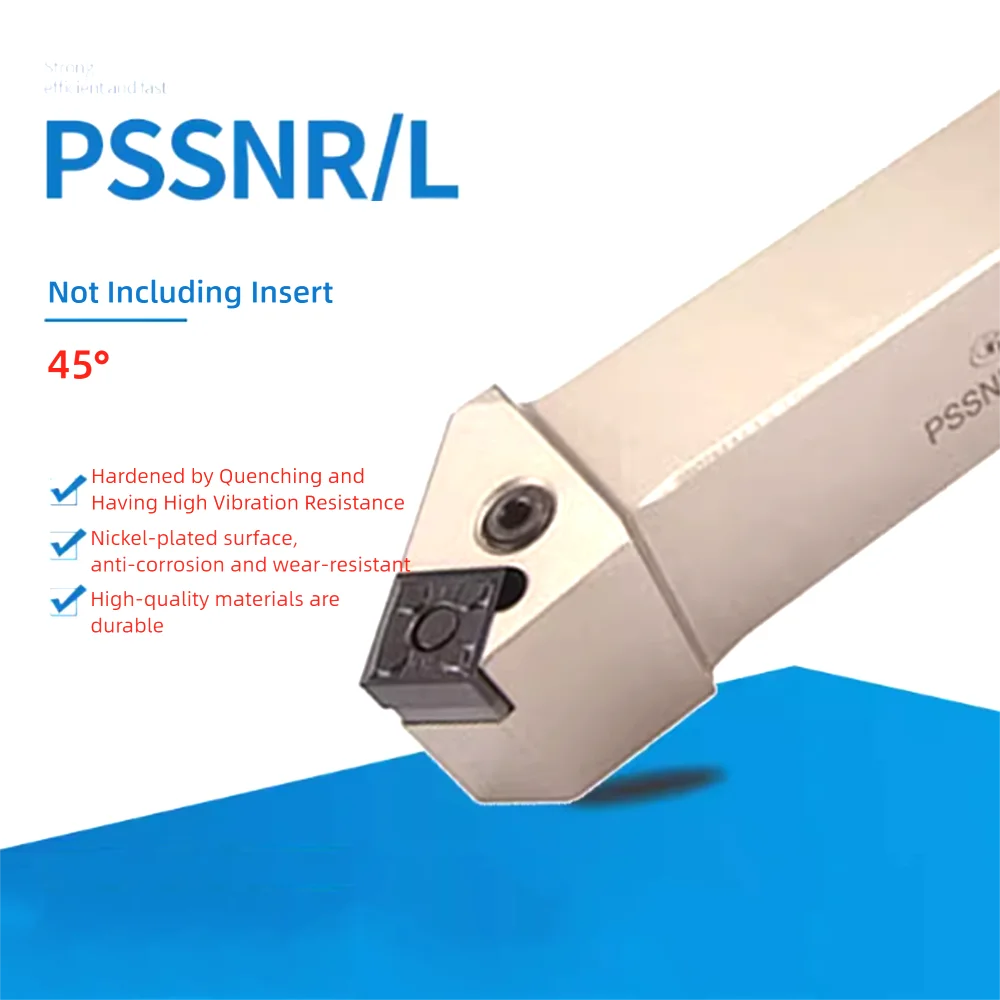 45° CNC Cutter Tool Holder Square Complete Machine Tool PSSNL PSSNR2020K12/2525M15/3232P19/4040S19/5050T25 Metal Lathe Support
45° CNC Cutter Tool Holder Square Complete Machine Tool PSSNL PSSNR2020K12/2525M15/3232P19/4040S19/5050T25 Metal Lathe Support