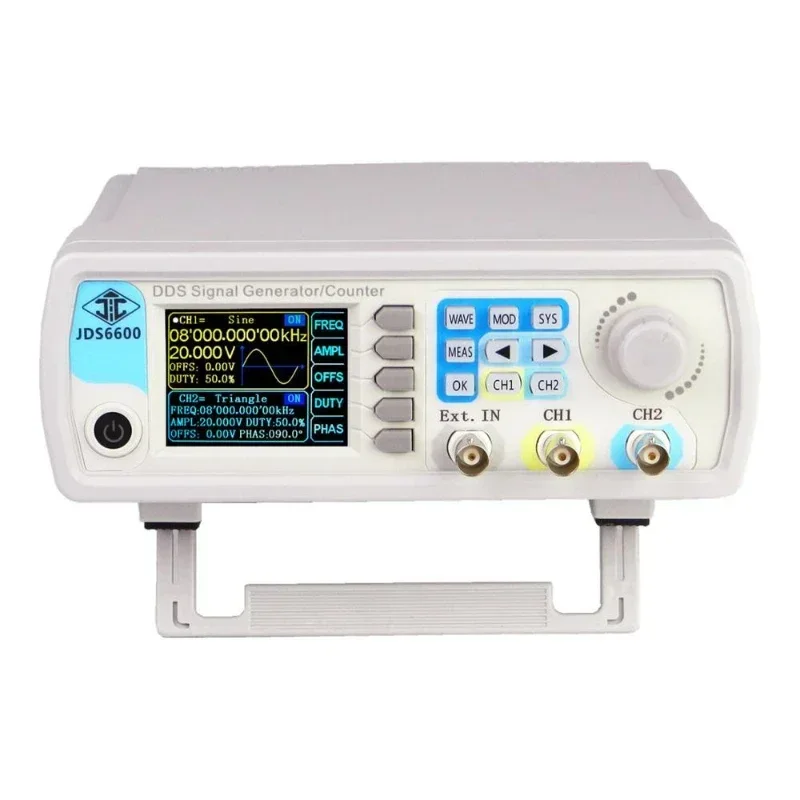 Hot SalesJDS6600 Series15MHz~60MHz Digital Control Dual-channel DDS Function Signal Generator Frequency Meter Arbitrary Sine Wav
Hot SalesJDS6600 Series15MHz~60MHz Digital Control Dual-channel DDS Function Signal Generator Frequency Meter Arbitrary Sine Wav