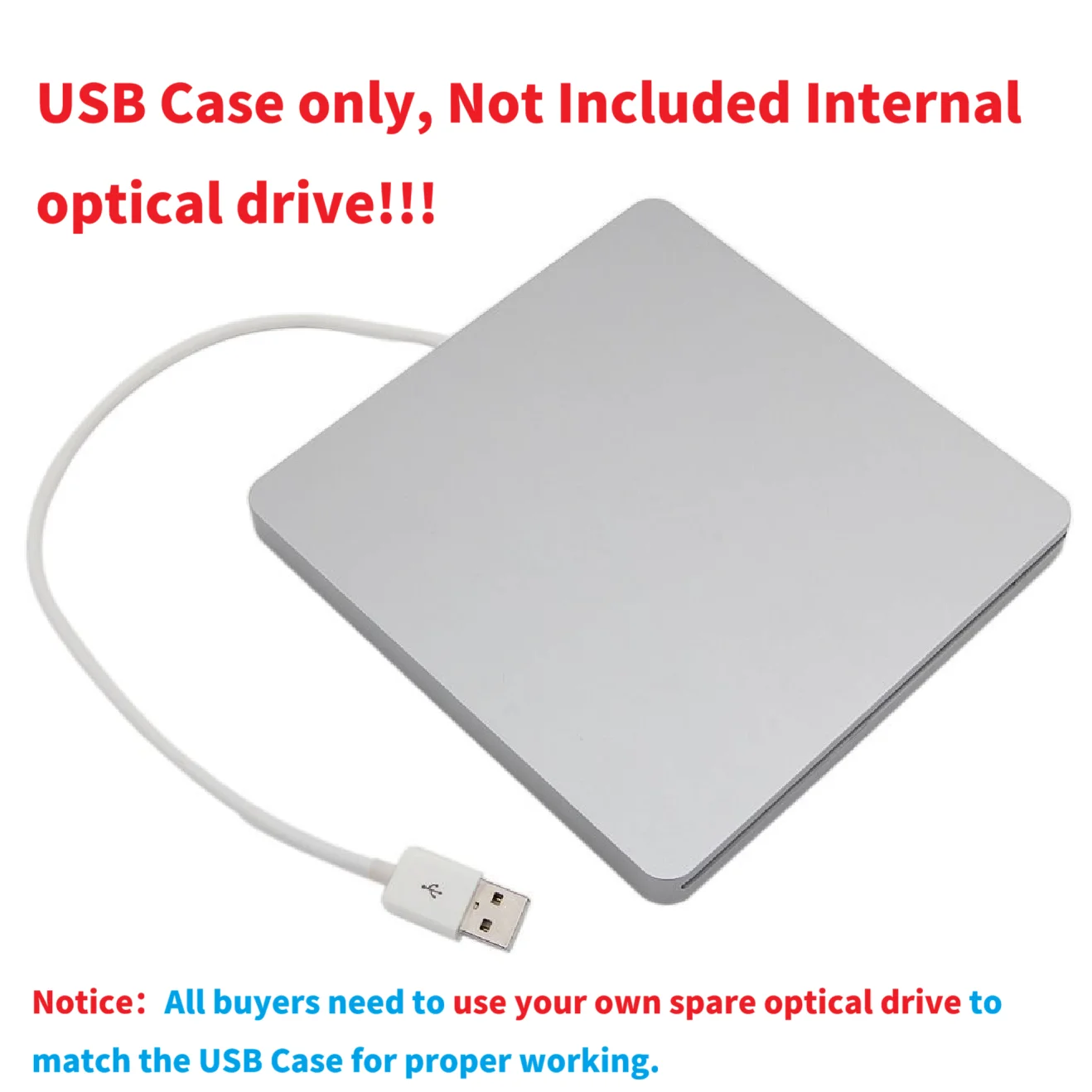 Внешний корпус USB 2.0, чехол для оптического привода, лоток для Mac BookPro iMac, слот IDE 9,5 мм 12,7 мм Superdrive ODD
Внешний корпус USB 2.0, чехол для оптического привода, лоток для Mac BookPro iMac, слот IDE 9,5 мм 12,7 мм Superdrive ODD