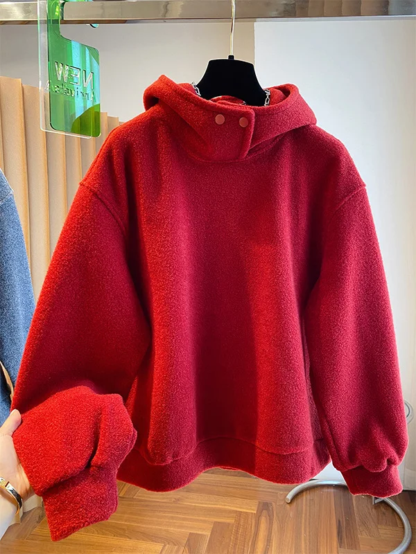 Extra Large 300 Pou Red Fluffy Hoodie Autumn Winter Loose Chic Soft Warm Top Coat for Men And Women Casual Breathable
Extra Large 300 Pou Red Fluffy Hoodie Autumn Winter Loose Chic Soft Warm Top Coat for Men And Women Casual Breathable