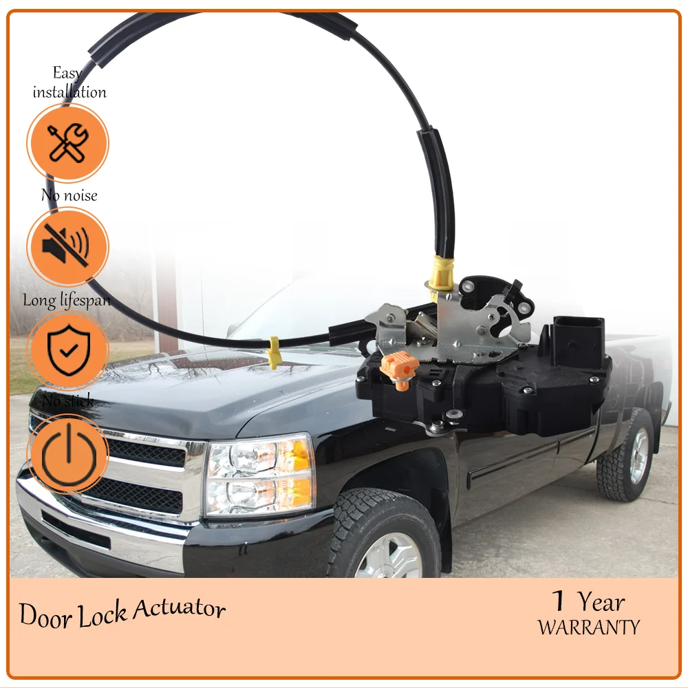 Front Left Door Lock Latch 5Pin Large Mouth with 367 Cable, Adapted to 2007-2010 Chevy Silverado Tahoe GMC Sierra,oem 25876386
Front Left Door Lock Latch 5Pin Large Mouth with 367 Cable, Adapted to 2007-2010 Chevy Silverado Tahoe GMC Sierra,oem 25876386