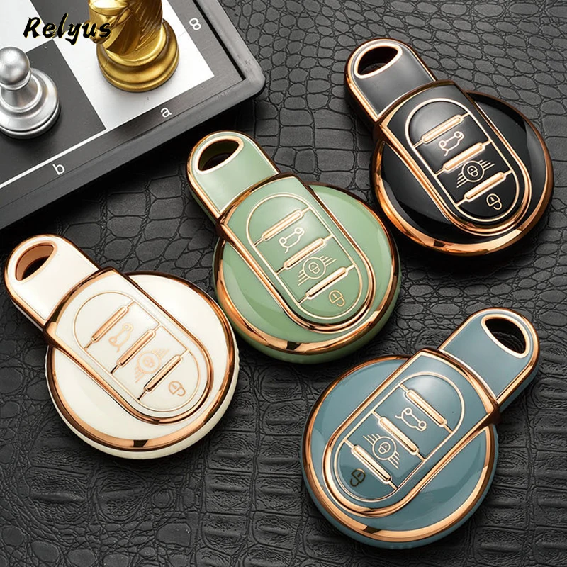 Soft TPU Car Remote Key Case Cover Protector Shell for BMW Mini Cooper F55 F56 F57 F54 F60 JCW Clubman Countryman Keychain Fob
Soft TPU Car Remote Key Case Cover Protector Shell for BMW Mini Cooper F55 F56 F57 F54 F60 JCW Clubman Countryman Keychain Fob