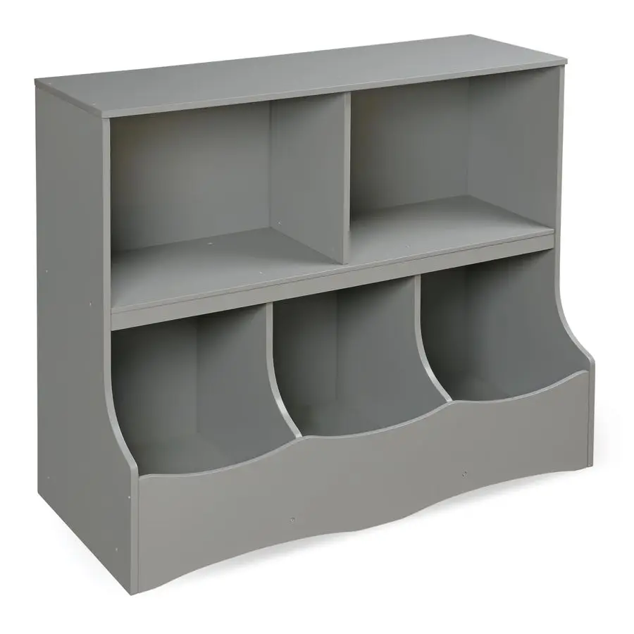 MultiBin Storage Cubby for Kids Toy Organizer with 3 Cubbies, 2 Open Shelves, Display Top for Playroom or Bedroom Storage Unit f
MultiBin Storage Cubby for Kids Toy Organizer with 3 Cubbies, 2 Open Shelves, Display Top for Playroom or Bedroom Storage Unit f