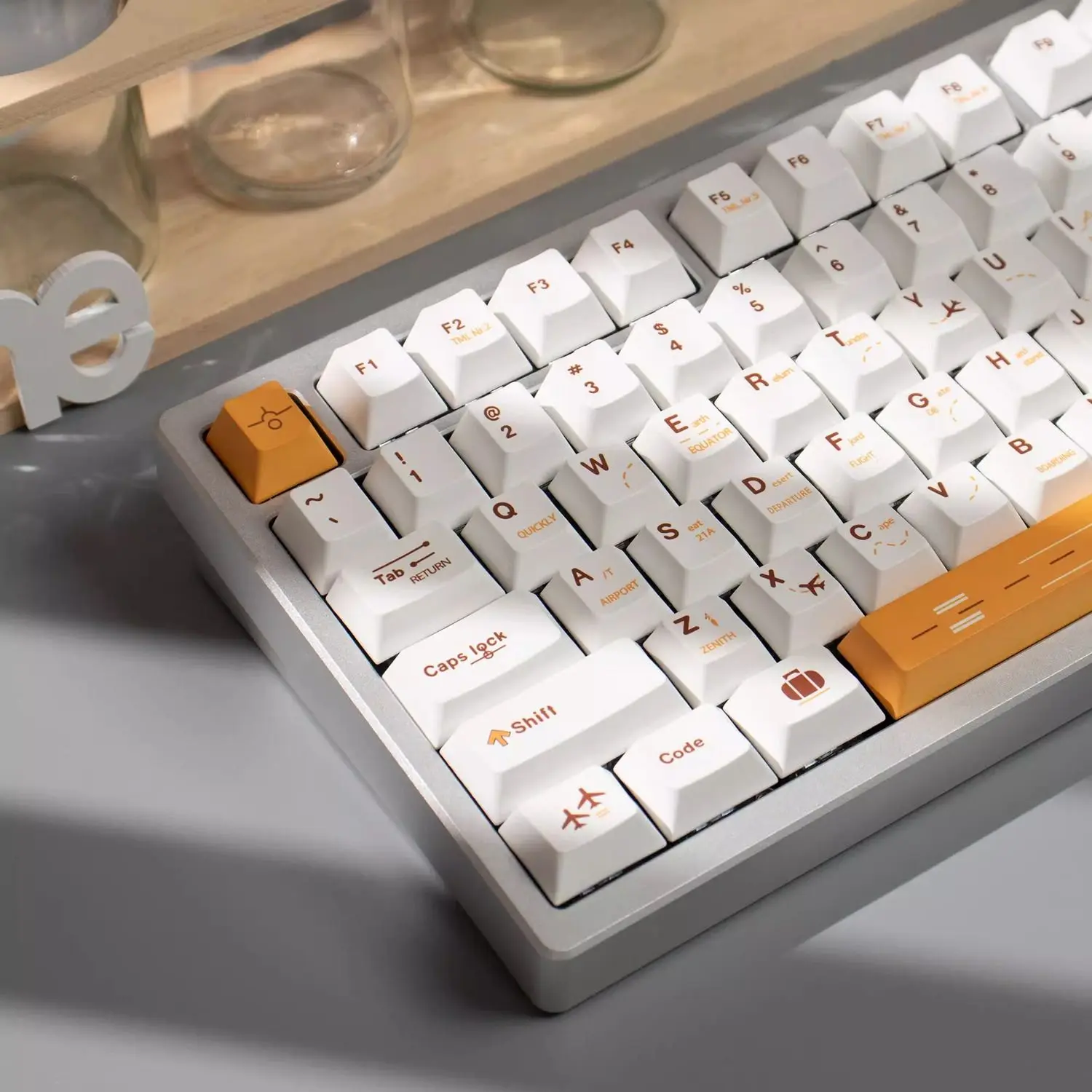 Flight plan keycap 148 keys Thickened PBT sublimation Original factory Highly adapted to wooting and other mechanical keyboards
Flight plan keycap 148 keys Thickened PBT sublimation Original factory Highly adapted to wooting and other mechanical keyboards